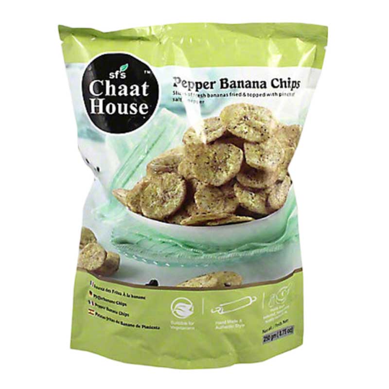 CHAAT HOUSE BANANA CHIPS PEPER 200GM