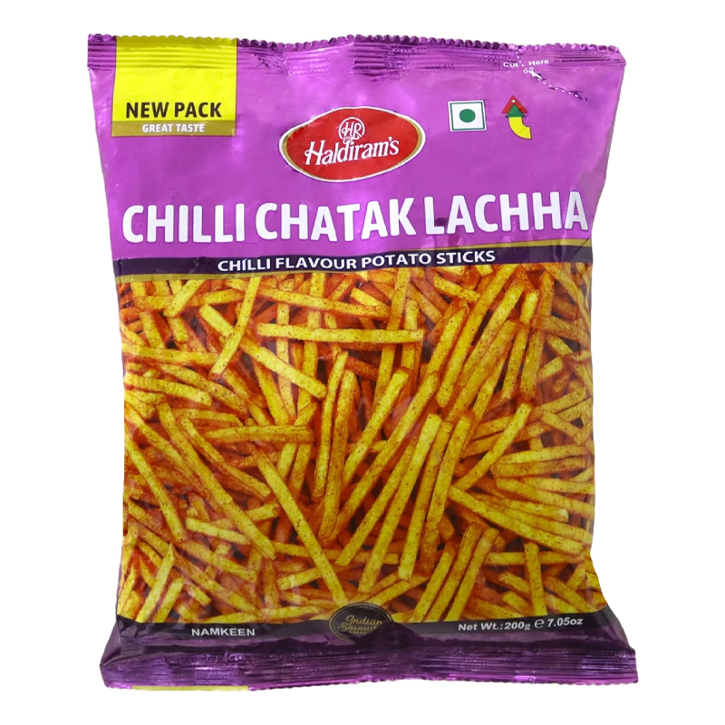 HALDIRAMS CHILLI CHATAK LACHA 200GM