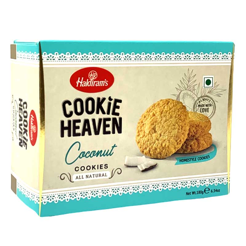 HALDIRAMS COOKIE HEAVEN  COCONUT 180GM