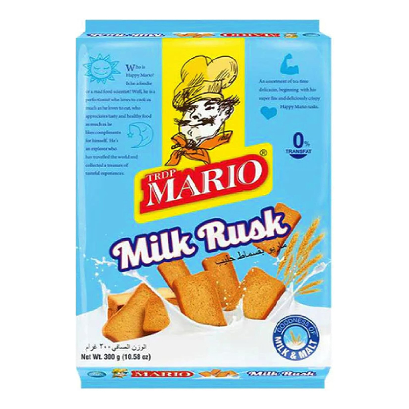 MARIO MILK RUSK 300GM