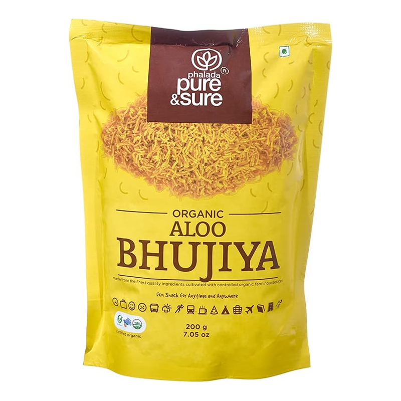 PURE &amp; SURE  ORGANIC ALOO BHUJIA 200GM