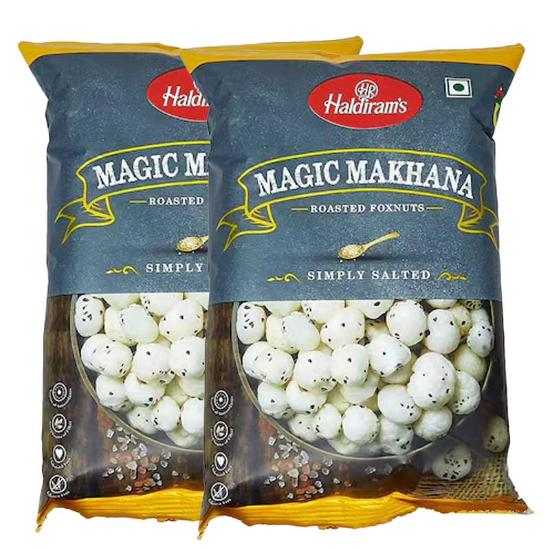 HALDIRAMS ROASTED FOXNUTS ASST 2X30GM