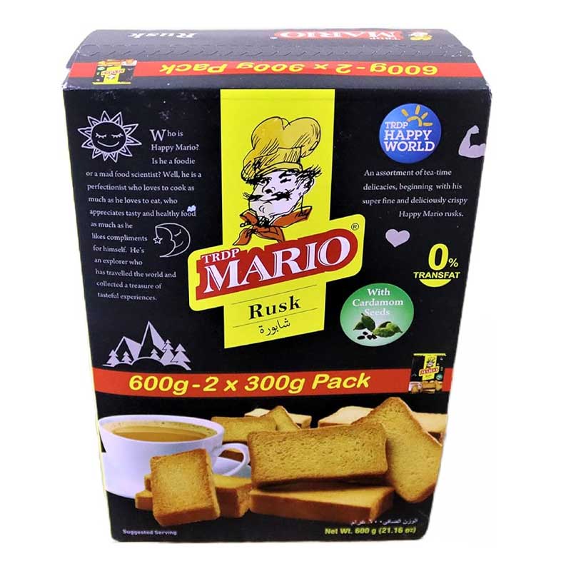 MARIO RUSK WITH CARDAMOM 600GM