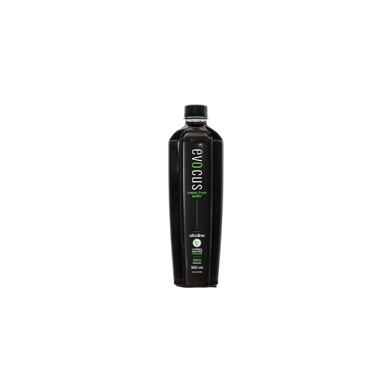 EVOCUS BLACK ALKALINE WATER 500ML