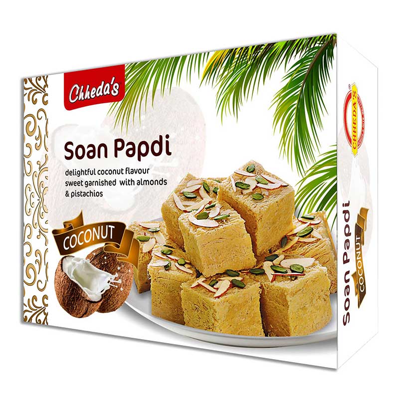 CHHEDAS SOAN PAPDI COCONUT 240GMS