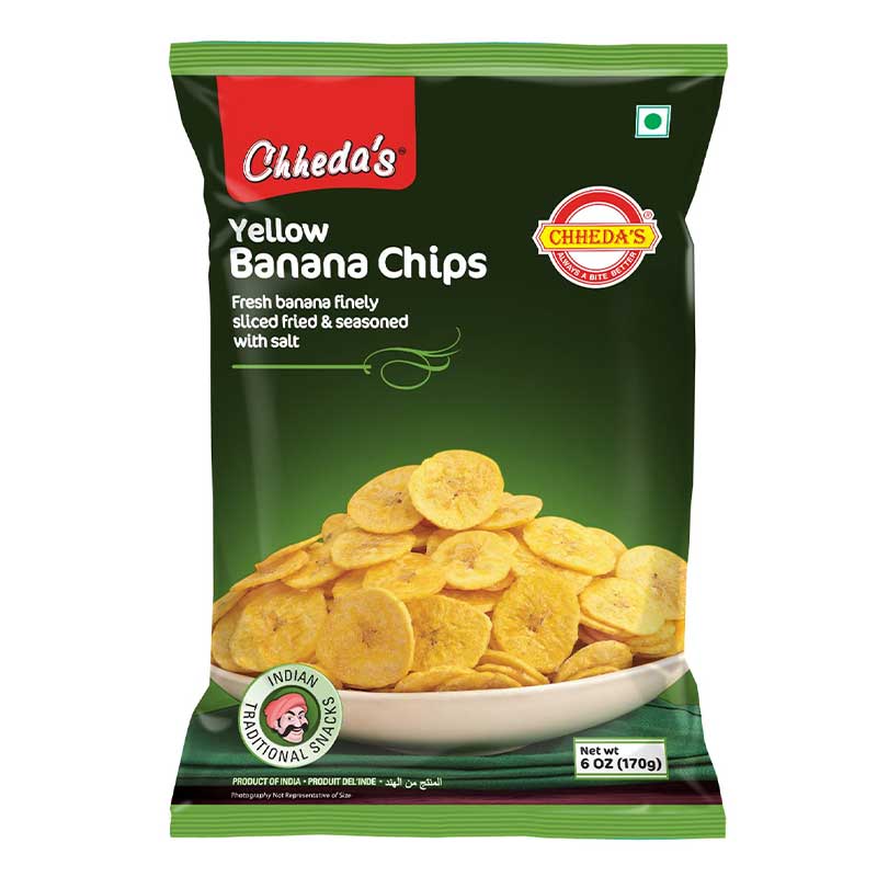 CHHEDAS YELLOW BANANA CHIPS 170GM
