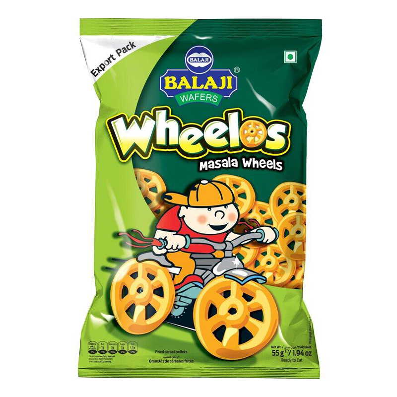 BALAJI WHEELOS  MASALA WHEELS 55GM