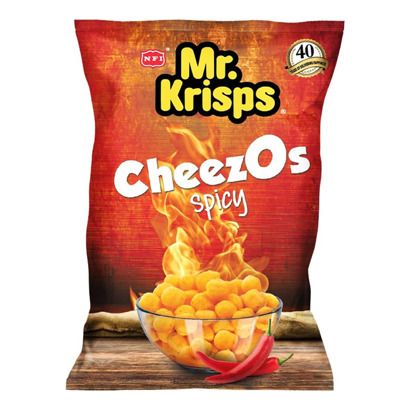 MR.KRISP HOT CHEEZ 80GM