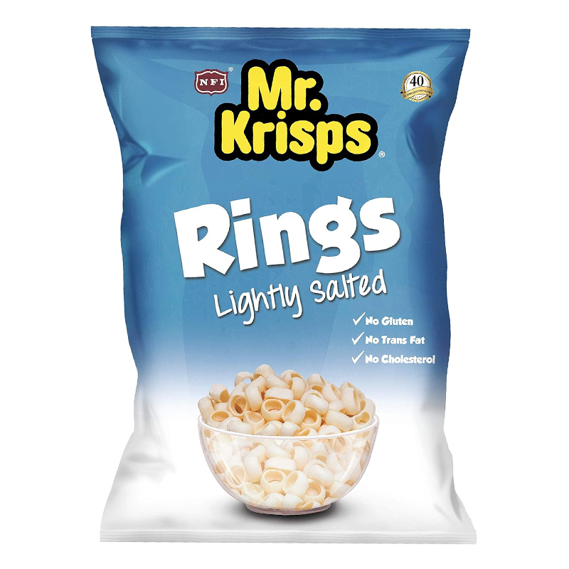 MR.KRISP RINGS SALTED 80GM