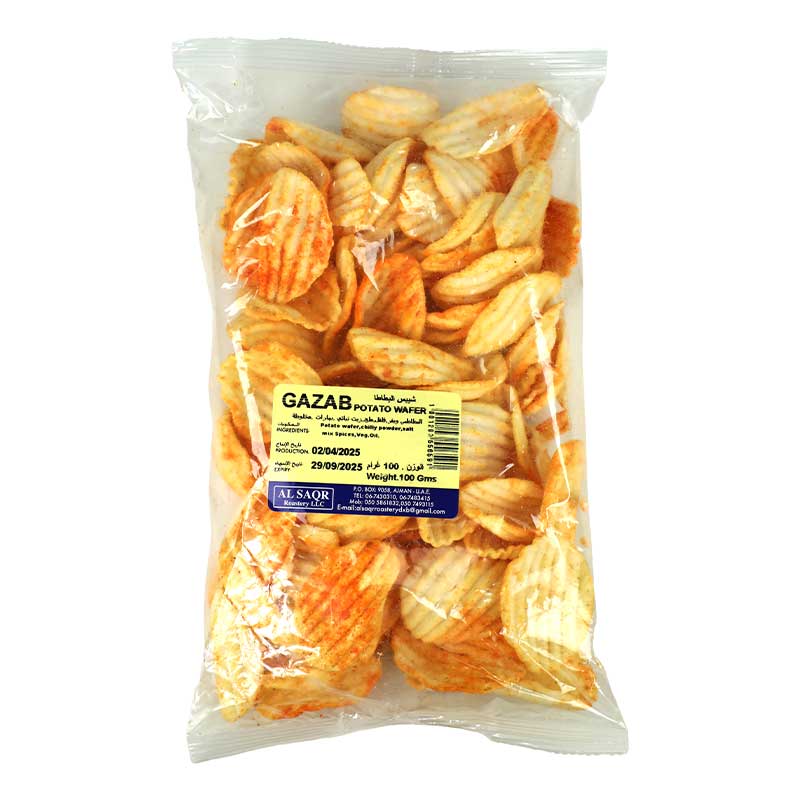 SAQR POTATO WAFER 100GM