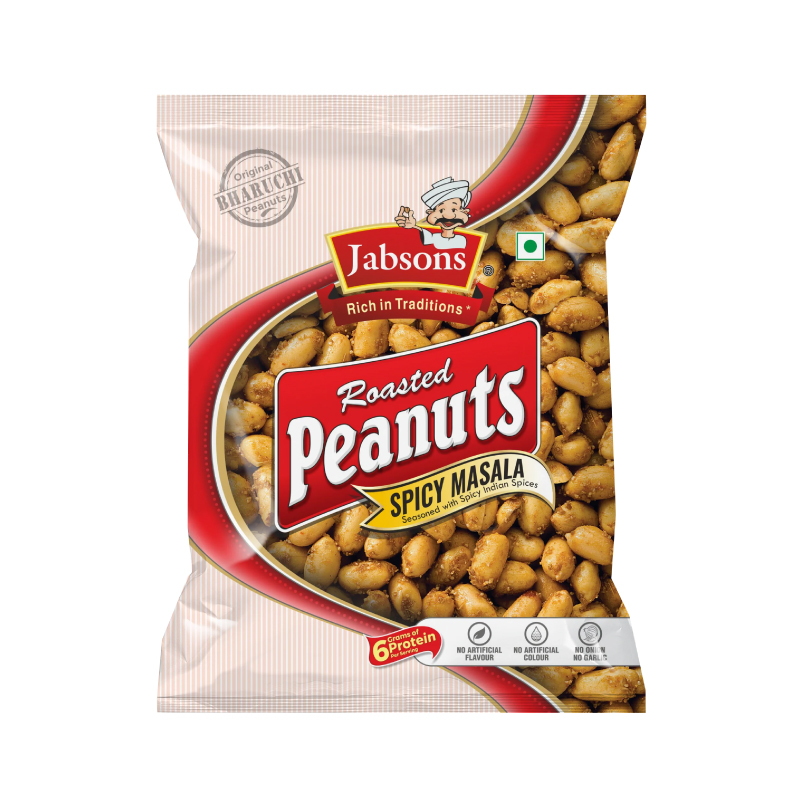 JABSON RSTD PEANUT SPICY MASALA 140 GM