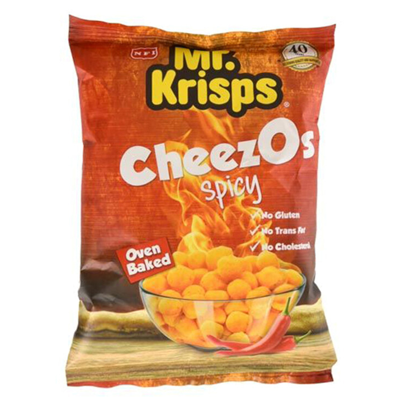 MR KRISPS CHEEZOS SPICY 15GM