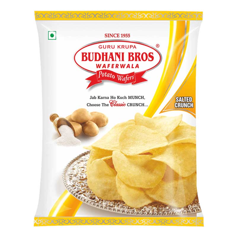 BUDHANI SALTED POTATO WAFFER 150GM