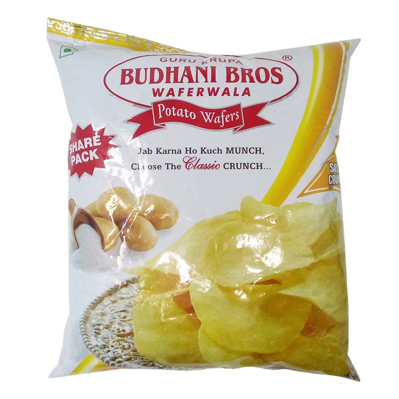 BUDHANI SALTED POTATO WAFFER 50GM