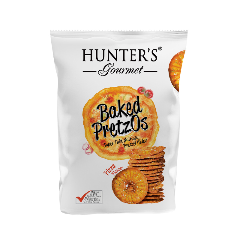 HUNTERS BAKED PRETZOS PIZZA 160GM