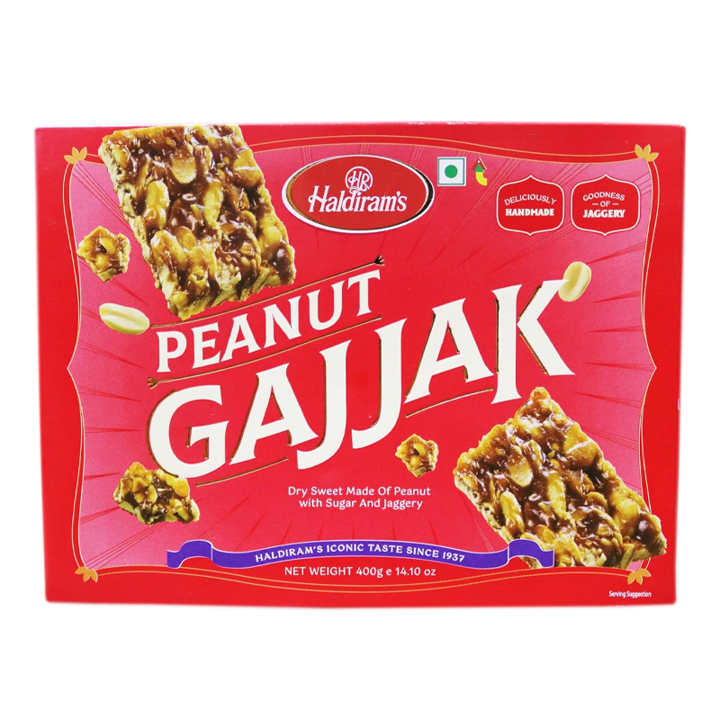 HALDIRAMS PEANUT GAJJAK 400GM