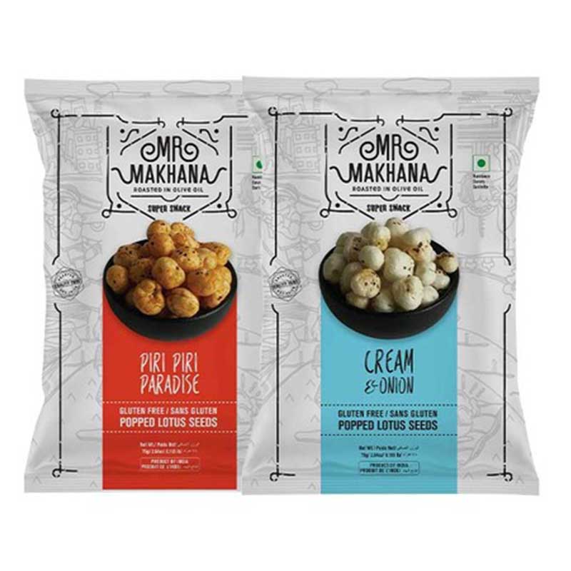 MR. MAKHANA  ASSORTED 2X75GM