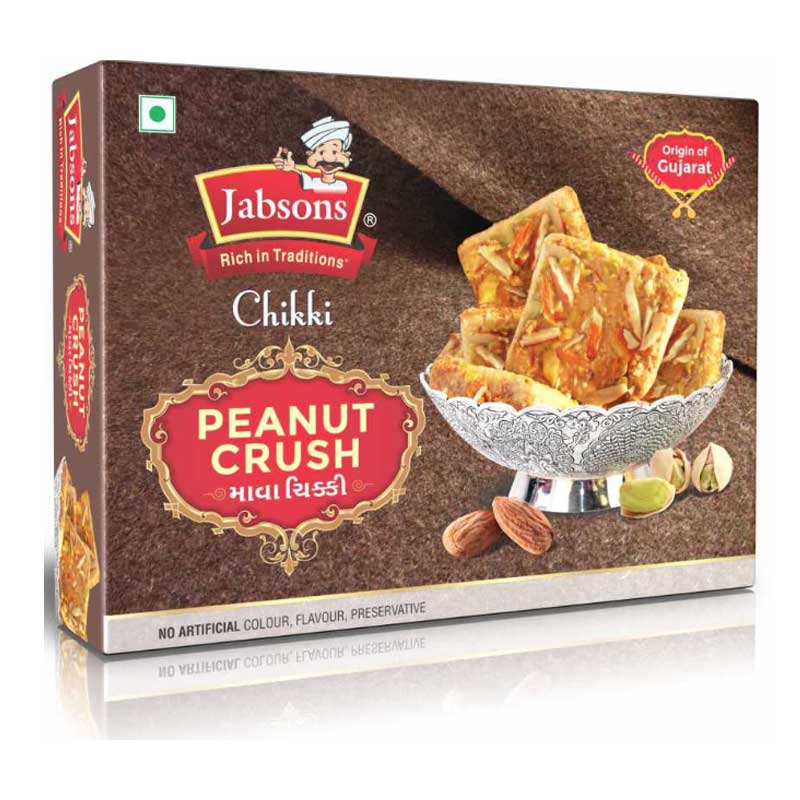 JABSONS PEANUT CRUSH CHIKKI 400GM