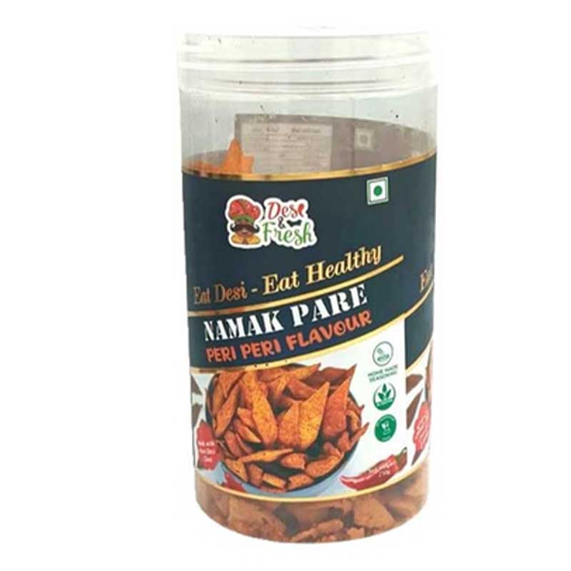 DESI &amp; FRESH NAMAK PARE PERI PERI 250GM