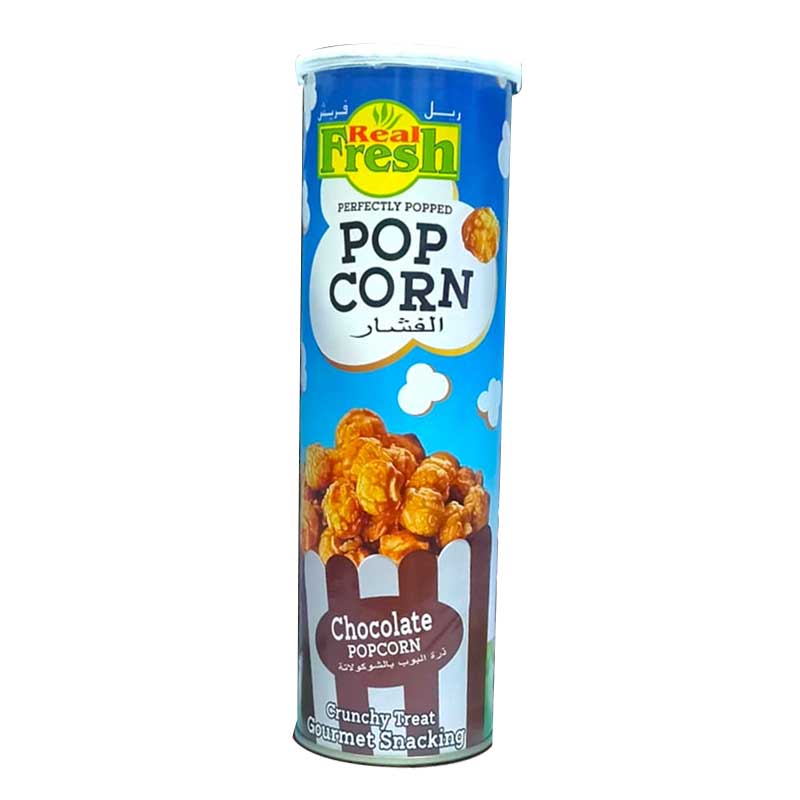 REAL FRESH CHOCOLATE POPCORN 80GM