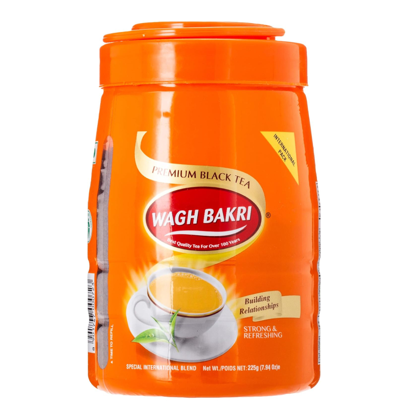 WAGH BAKRI PREMIUM TEA JAR 225GM