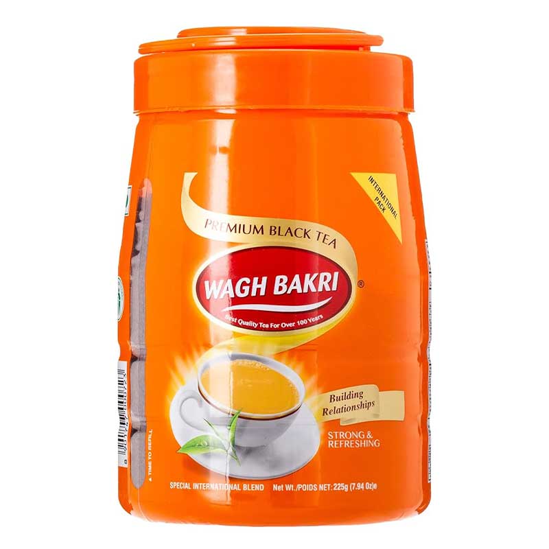 WAGH BAKRI PREMIUM TEA JAR 225GM