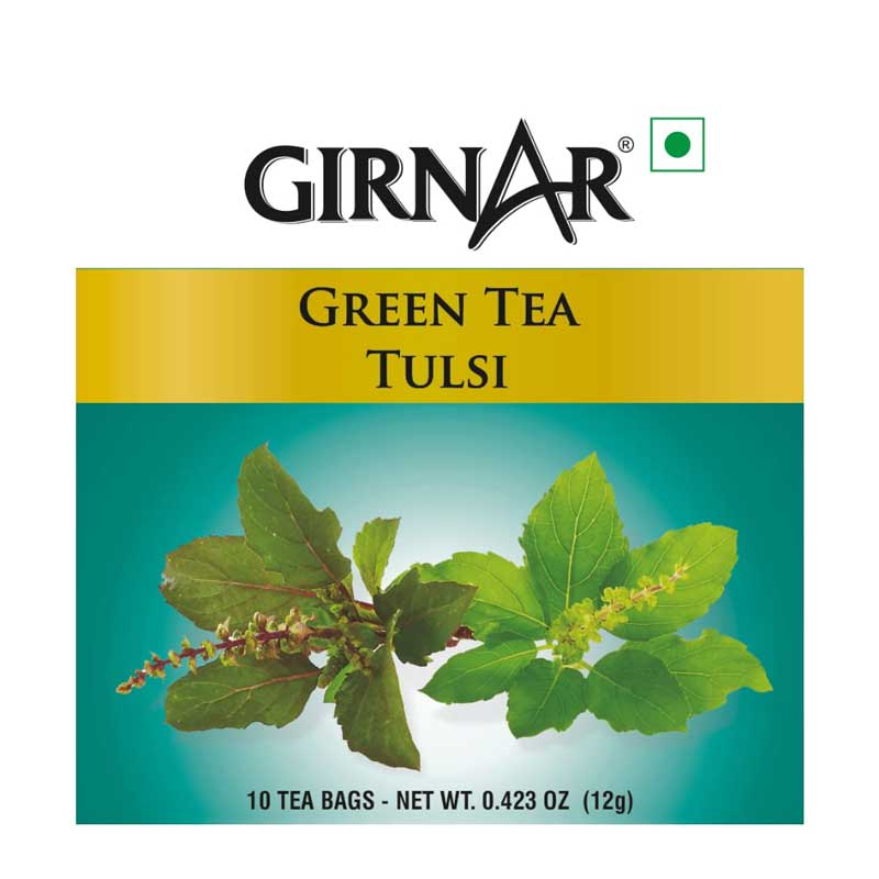 GIRNAR GREEN TEA WITH TULSI 12GM