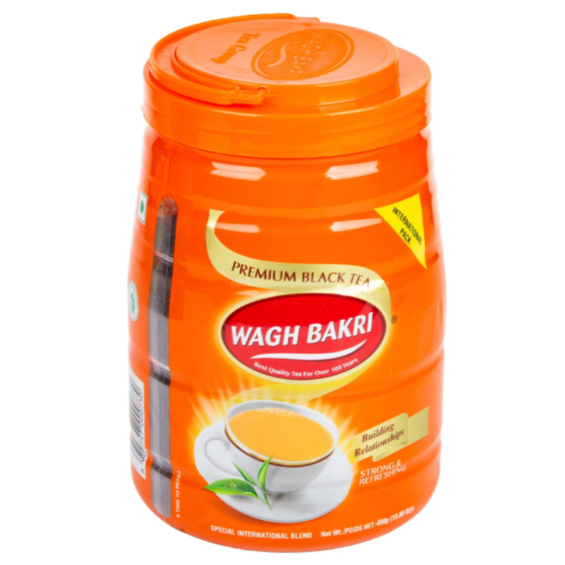 WAGH BAKRI PREMIUM TEA  JAR 450GM