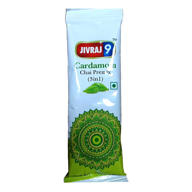 JIVRAJ 9 CHAI PREMIX CARDAMOM 1SACHET
