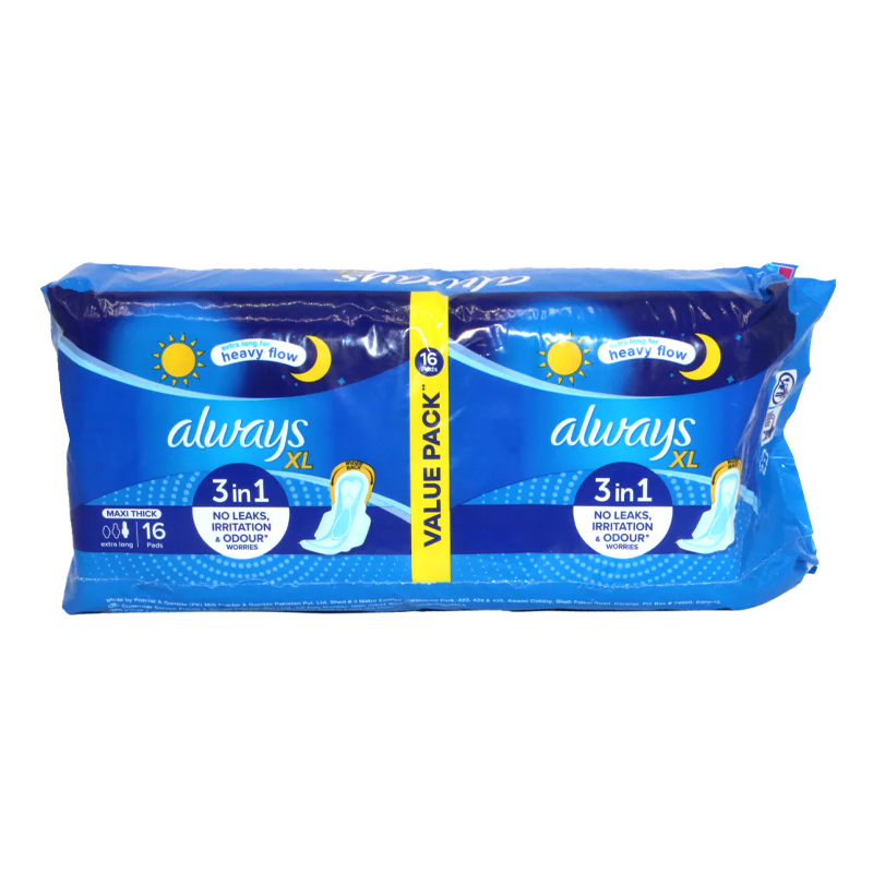 ALWAYS MAXI THICK 16PC