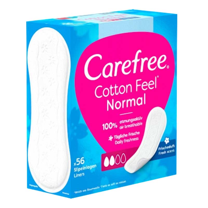 CAREFREE COTTON FEEL 56PCS