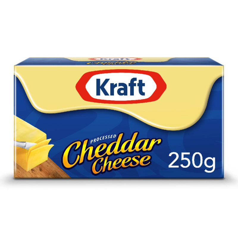 KRAFT CHEDDAR BLOCK 250G