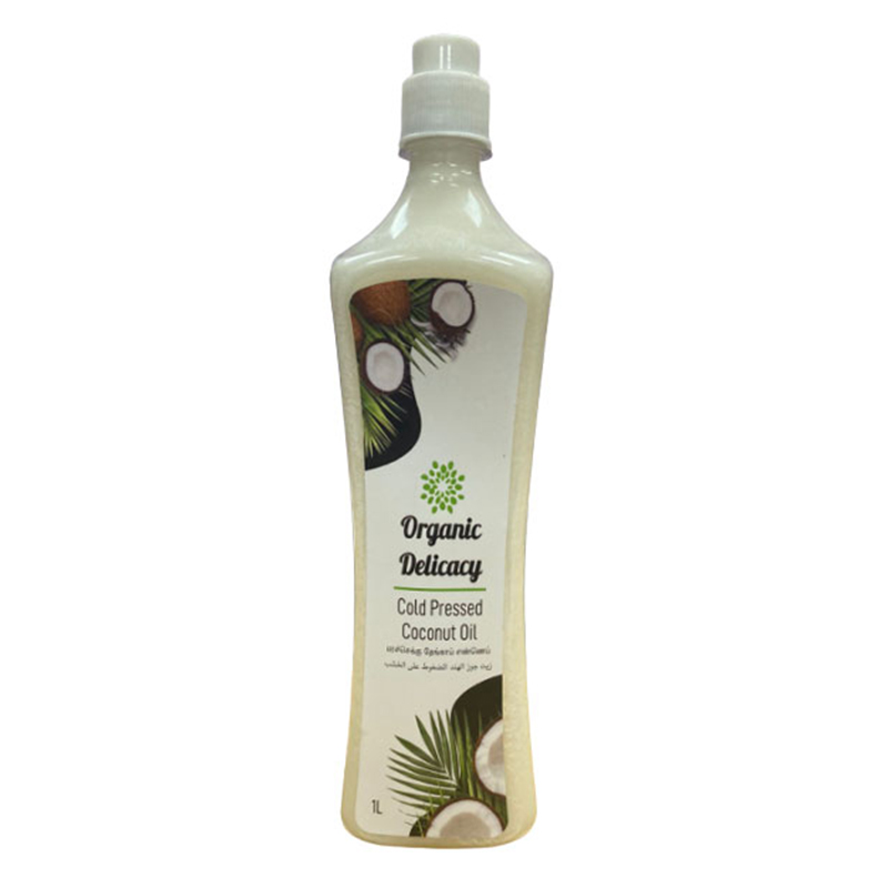 ORGANIC DELICACY COLD PRESSED COCONUT OIL 1LITR