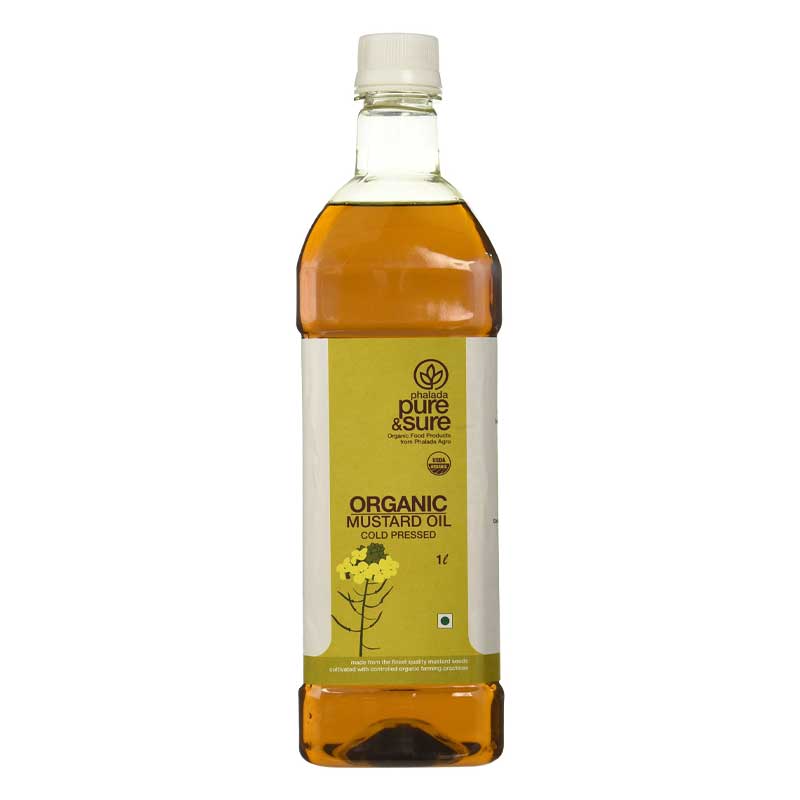 PURE &amp; SURE  ORGANIC MUSTARD OIL 1LT