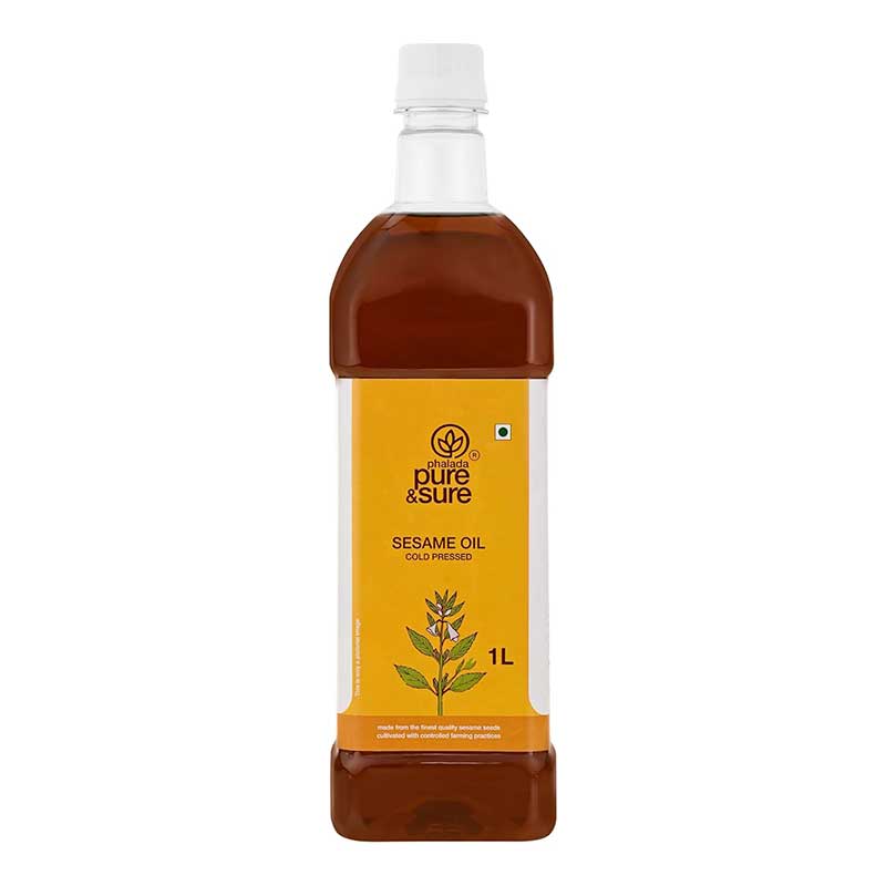 PURE &amp; SURE  ORGANIC BLACK SEASMI OIL 500ML