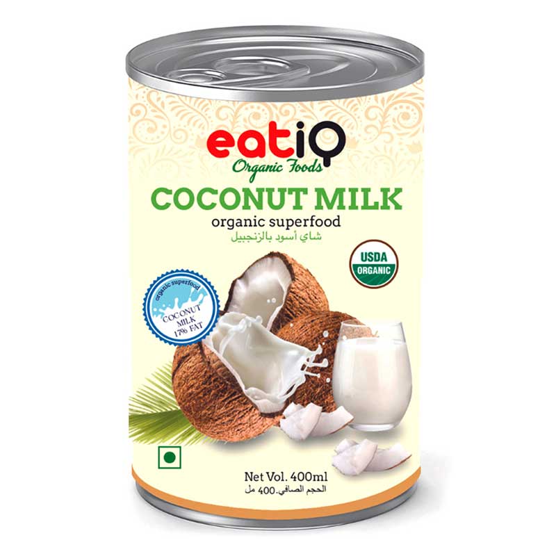 EATIQ  ORGANIC COCONUT MILK  400ML