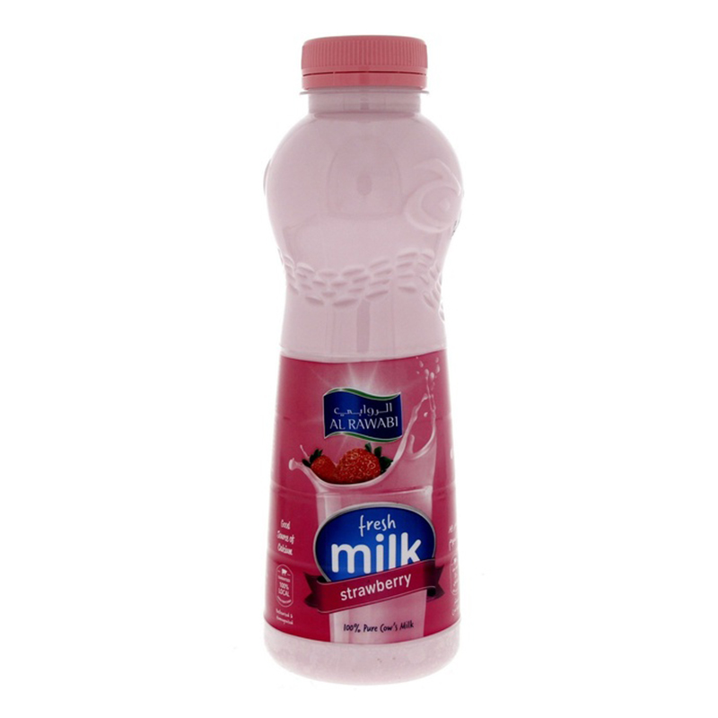 AL RAWABI STRAWBERRY MILK 500ML