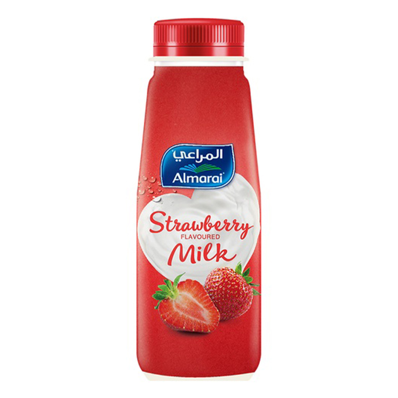 AL MARAI STRAWBERRY FLV MILK 225ML