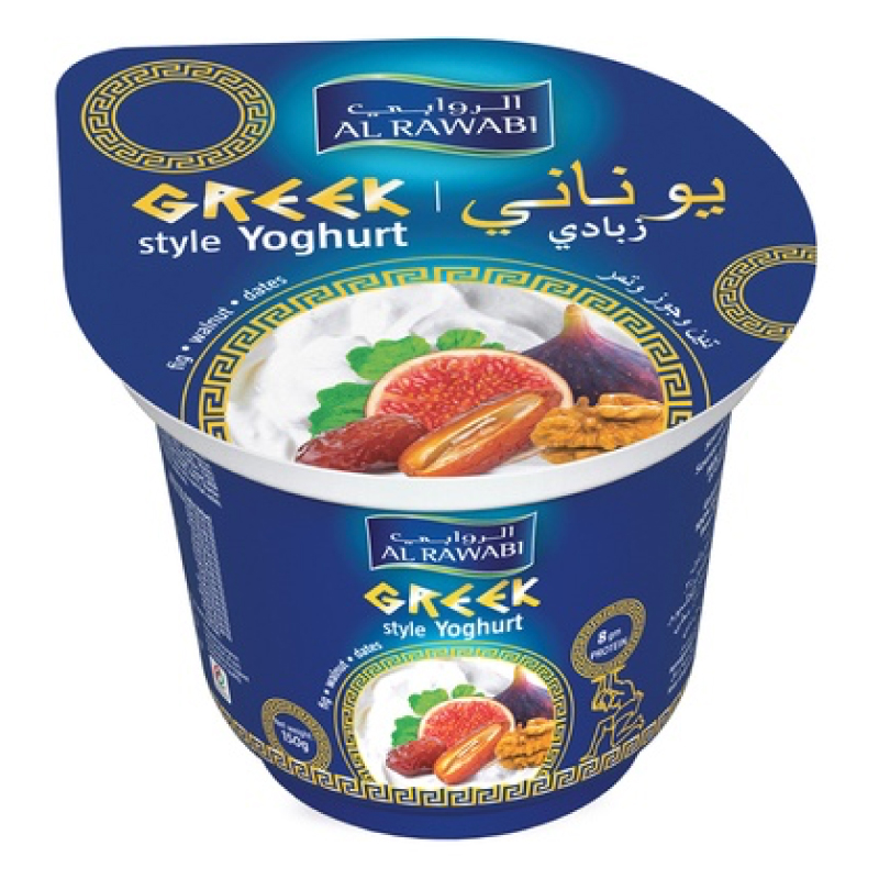 AL RAWABI GREEK YOGHURT FIGS WALNUT DATES 150 GM