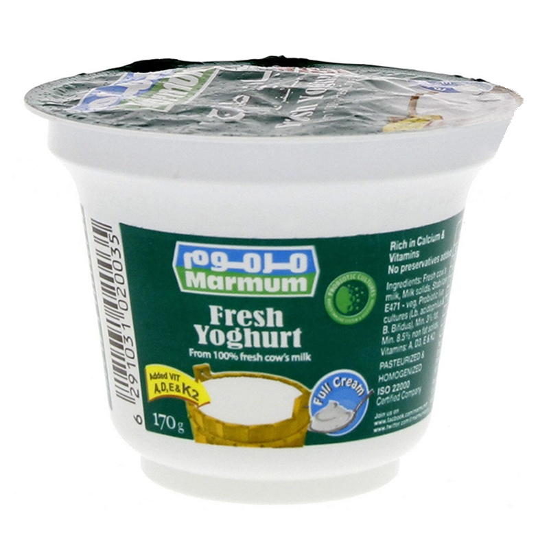 MARMUM NATURAL YOGHURT 170GM