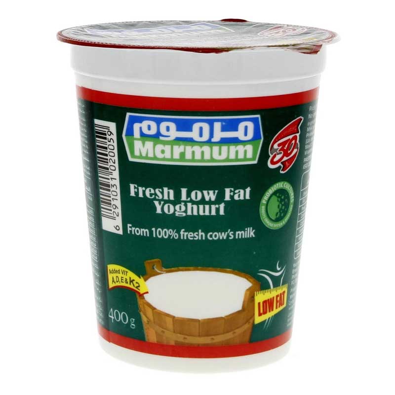 MARMUM LOW FAT YOGHURT 400GM