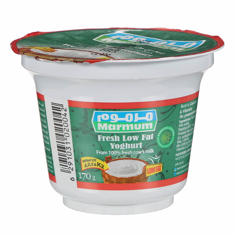MARMUM LOW FAT YOGHURT 170GM