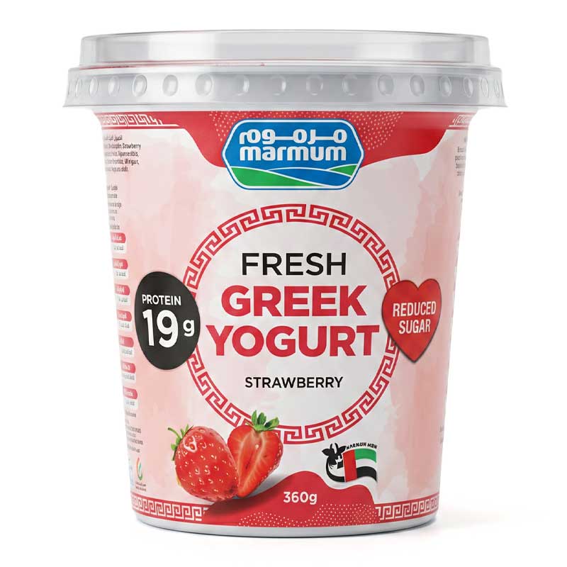MARMUM STRAWBERRY GREEK YOGHURT 360GM