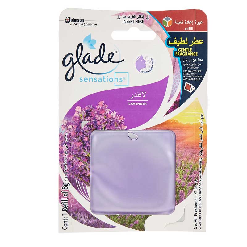 GLADE SENSATIONS REFILL LAVENDER  8GM