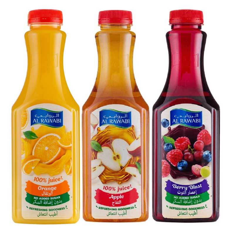 AL RAWABI ORANGE+APPLE+BERRY BLAST 3X800ML