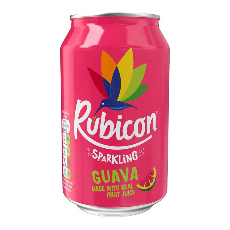RUBICON SPKL JUICE GUAVA 330ML