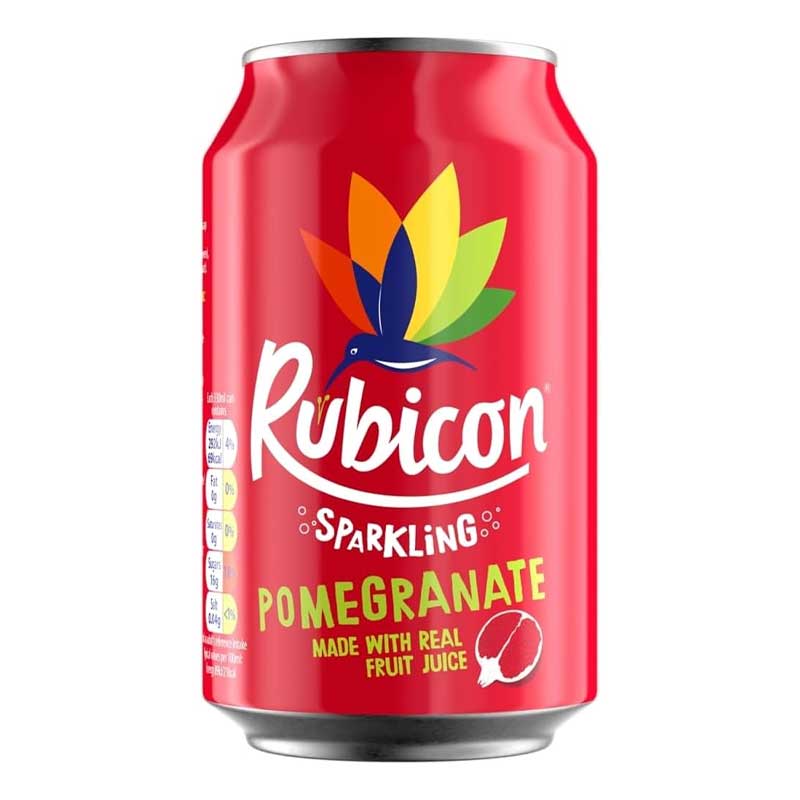 RUBICON SPKL JUICE POMEGRANATE 330ML
