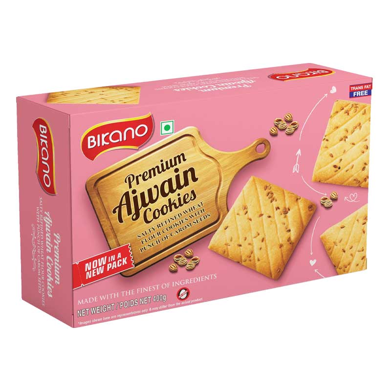 BIKANERVALA AJWAIN COOKIES 400GM