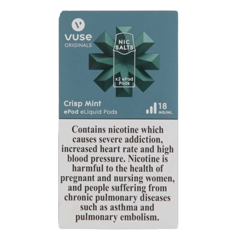 VUSE EPOD CAPS CRISP MINT 18MG