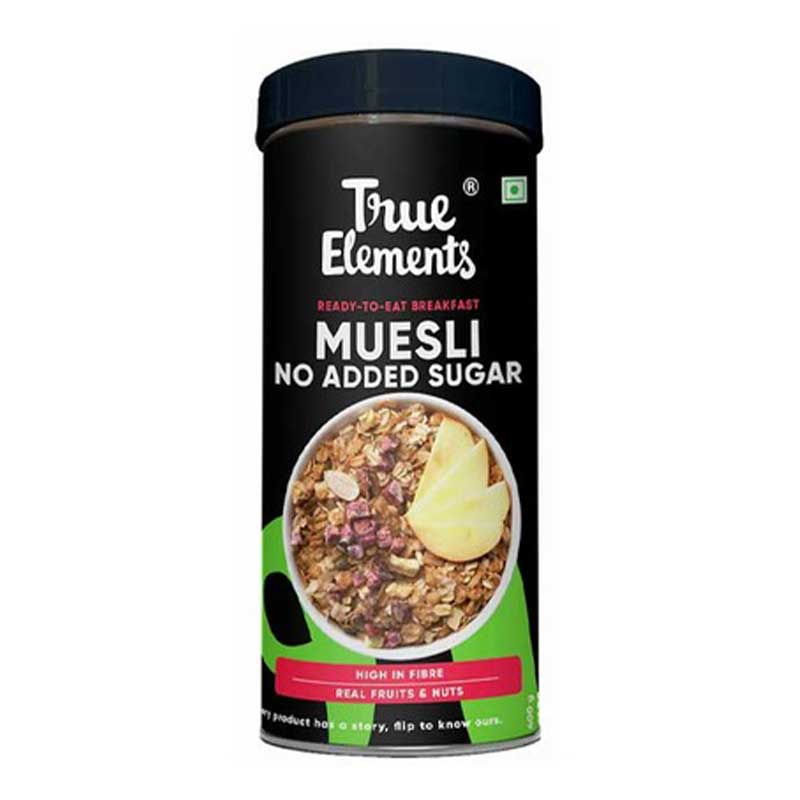 TRUE ELEMENTS NO ADDED SUGAR MUESLI 400GM